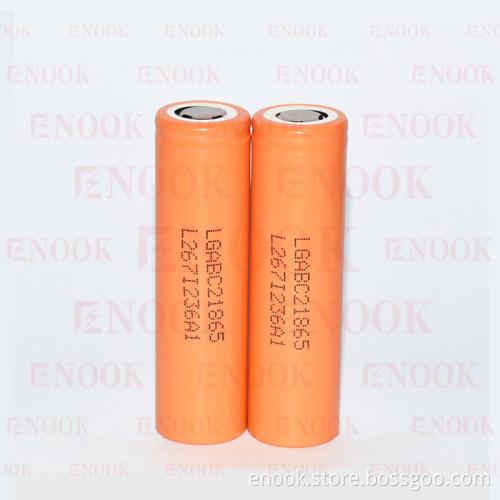Lg abc2 18650 2800mah 3.7V rechargable battery